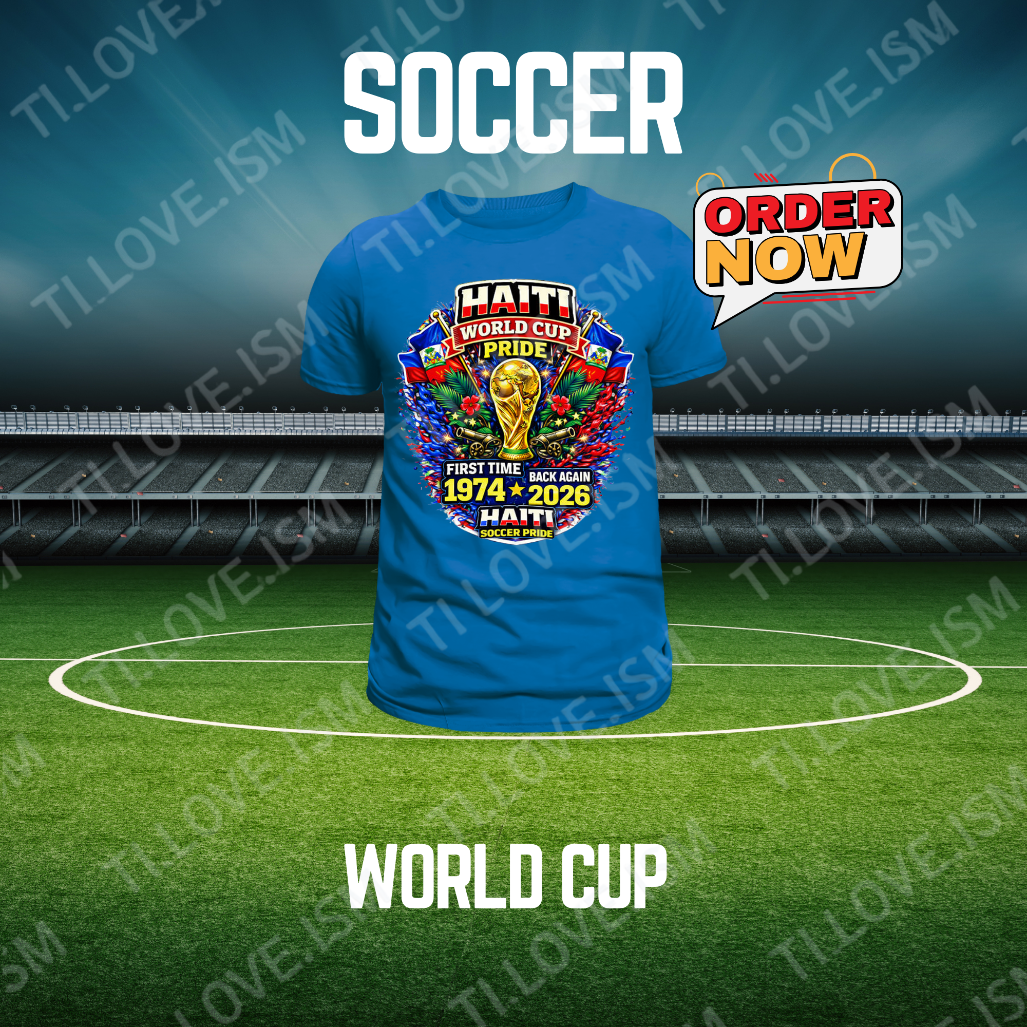 Haiti World Cup 2026 Shirt | Sak Pase Haiti Soccer