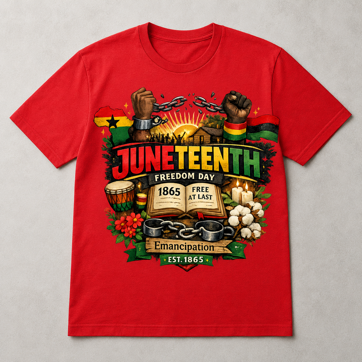 Juneteenth Freedom Day Shirt | 1865 Emancipation Tee