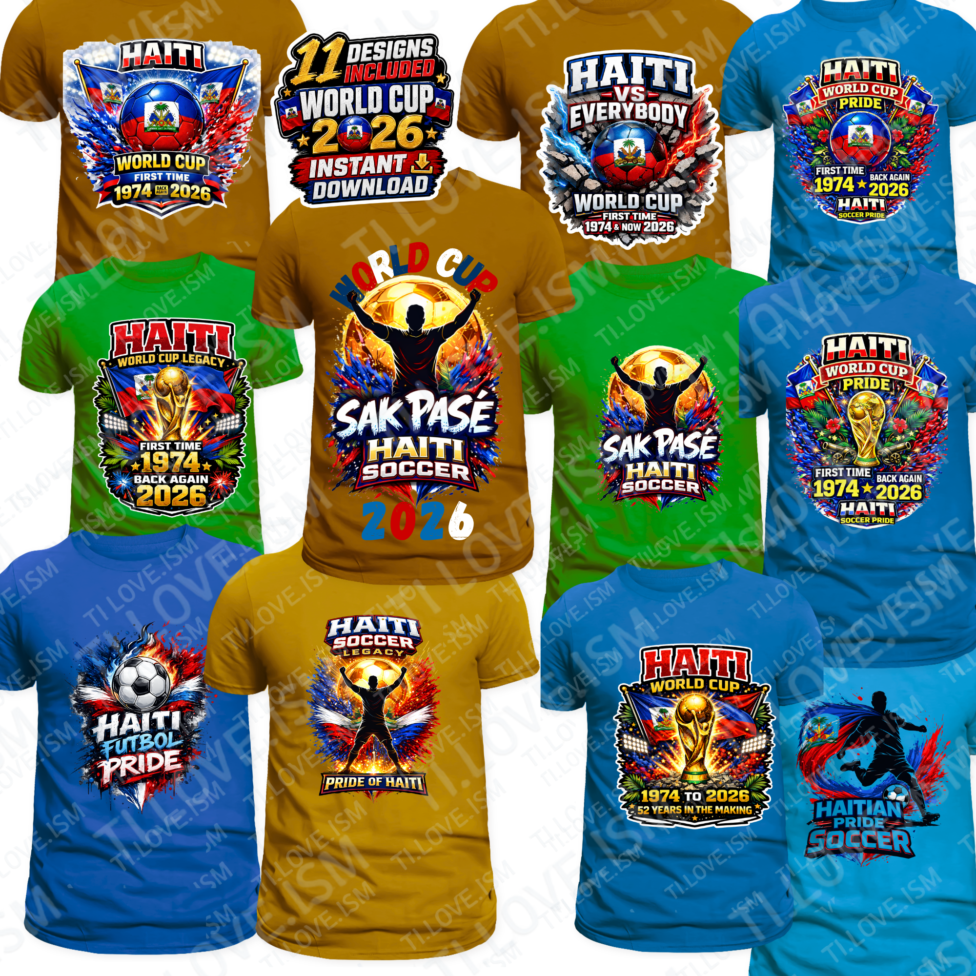 Haiti World Cup 2026 Shirt | Sak Pase Haiti Soccer