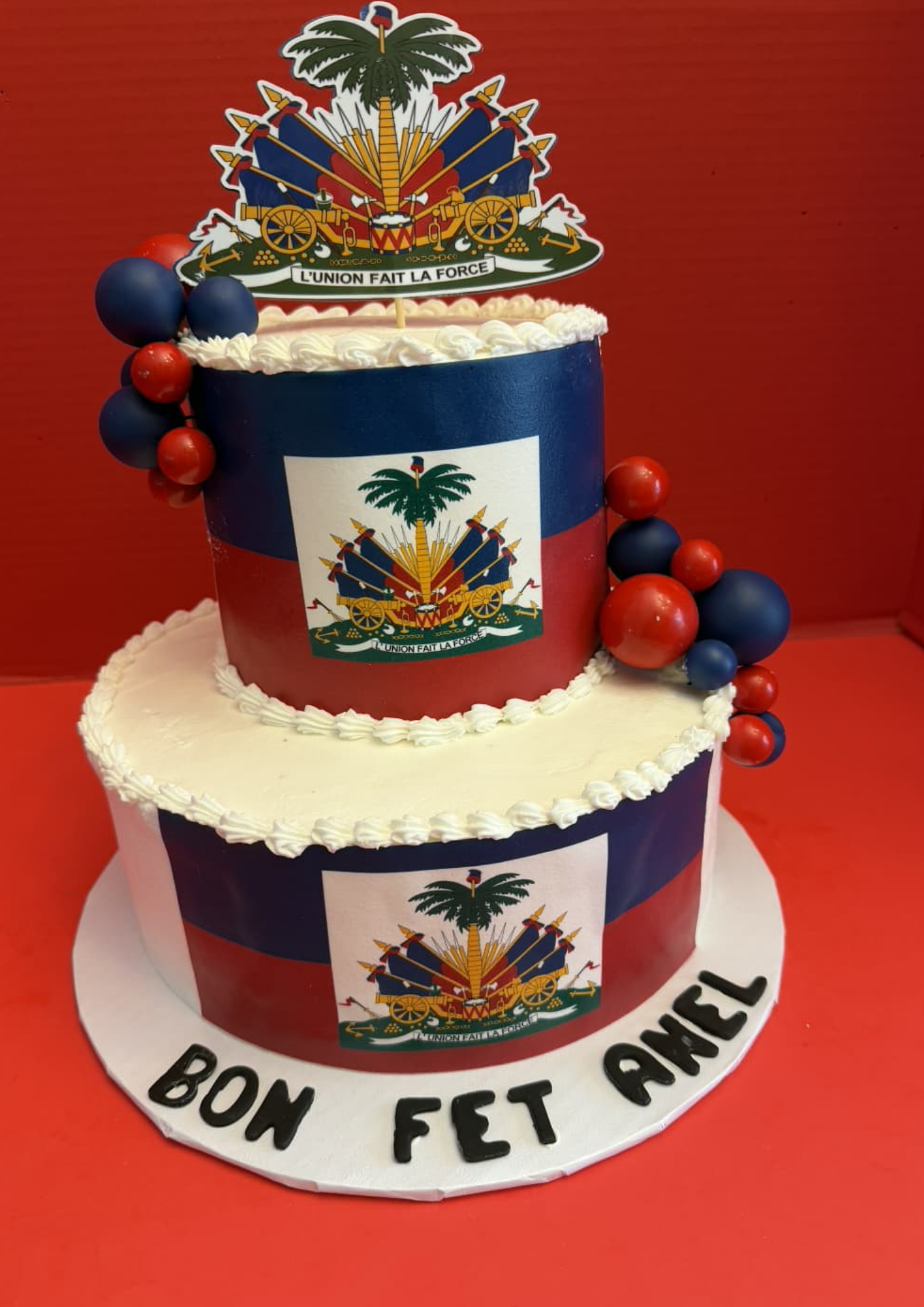Haitian Cake Topper | Bon Fèt Decoration